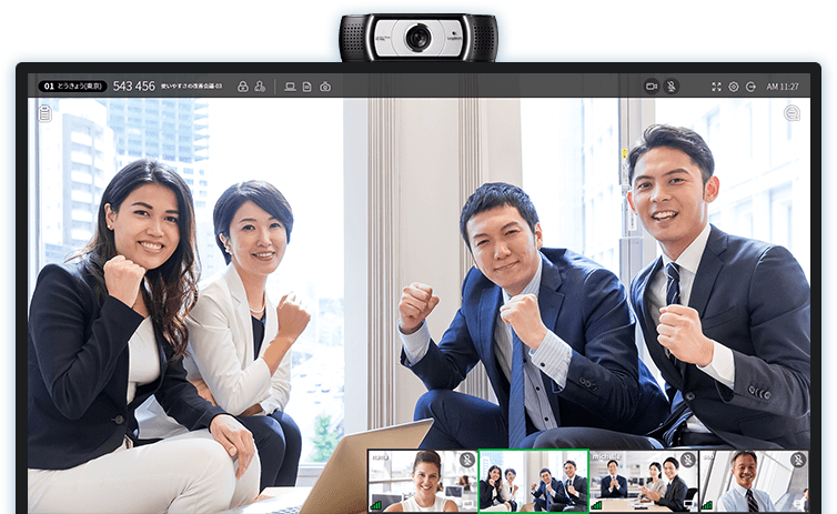 video meeting screen