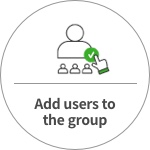Add users to the group