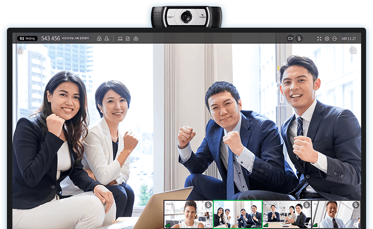 video meeting screen